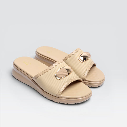 Beige Comfort Slides 8003681