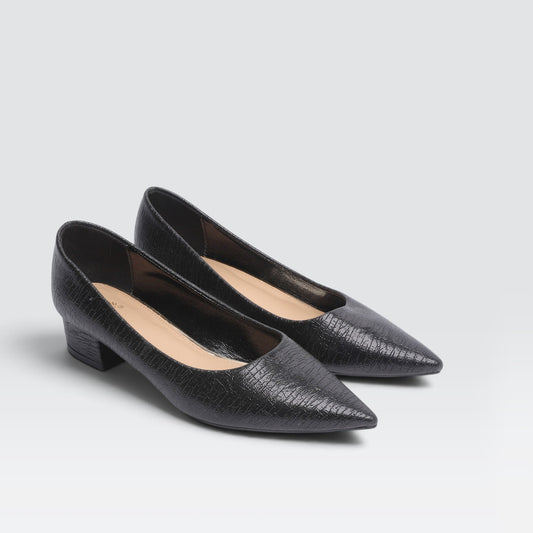 Black Formal Court Shoes 8108170