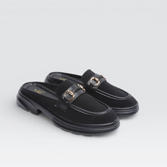Black Casual Mules 8007270