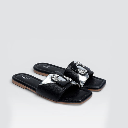 Black Casual Slipper 8003585