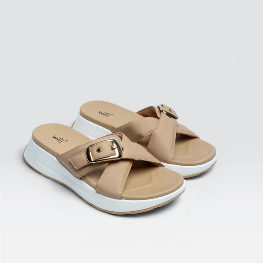 Beige Comfort Slides 8003679