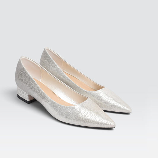 Cream Formal Court Shoes 8108170