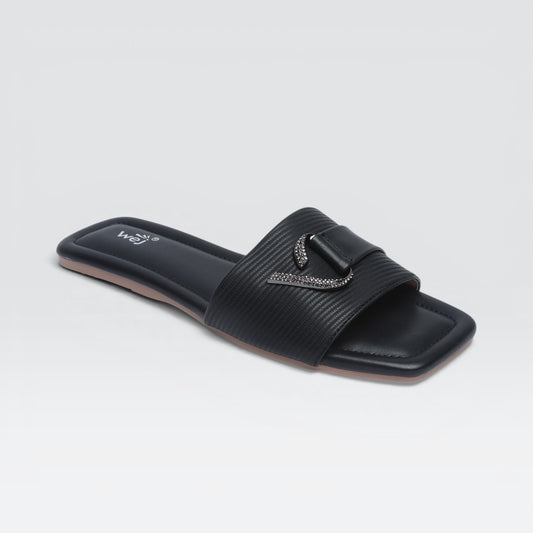 Black Casual Slipper 8003709