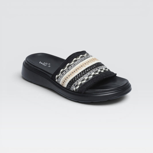 Black Casual Slipper 8003562