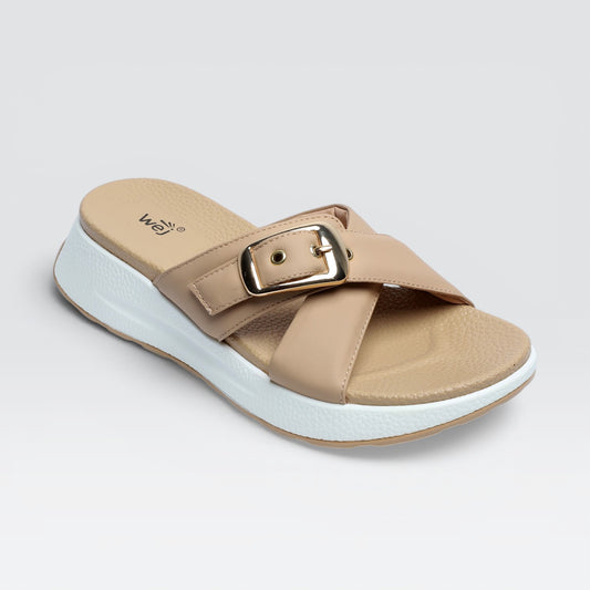 Beige Comfort Slides 8003679