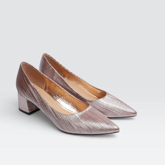 Peach Formal Court Shoes 8108175