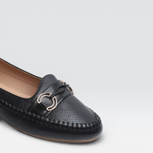 Black Casual Moccasins 8004379