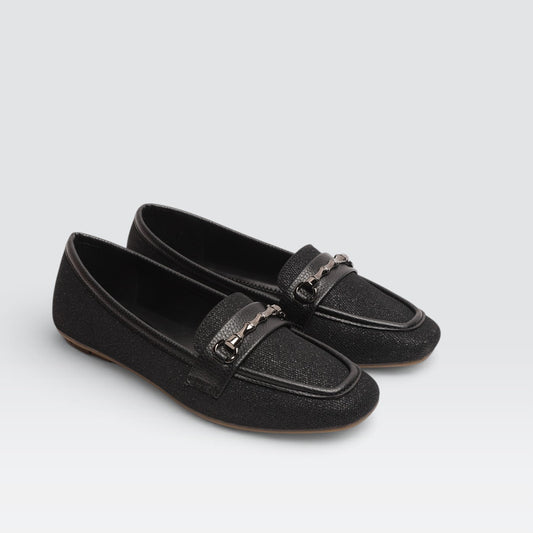 Black Formal Moccasins 8004630