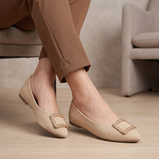 Beige Casual Pumps 8006347