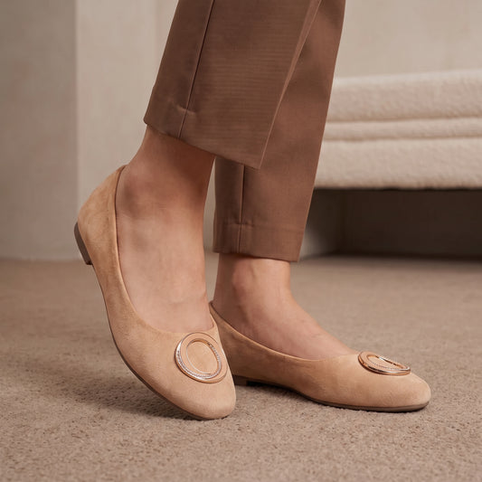 Beige Casual Pumps 8006358