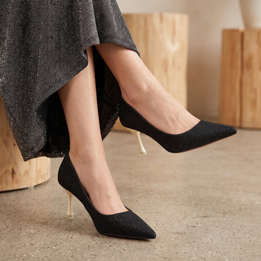 Black Formal Court Shoes 8108158
