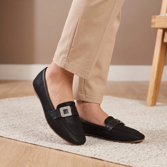 Black Casual Moccasins 8004414