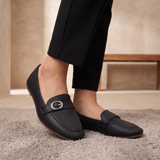 Black Casual Moccasins 8004413