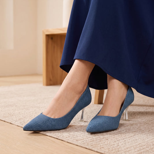 Blue Formal Court Shoes 8108158