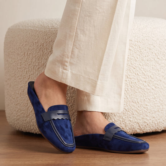 Navy Casual Mules 8007249