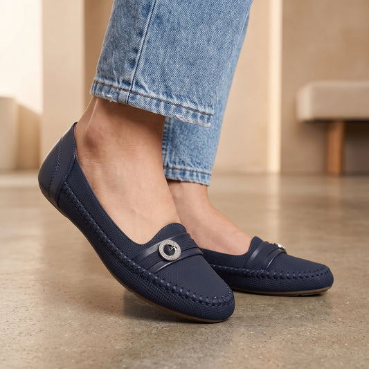 Navy Casual Moccasins 8004374