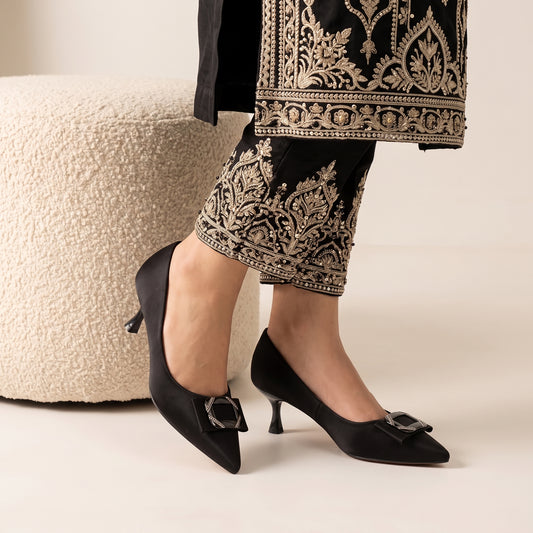 Black Formal Court Shoes 8108163