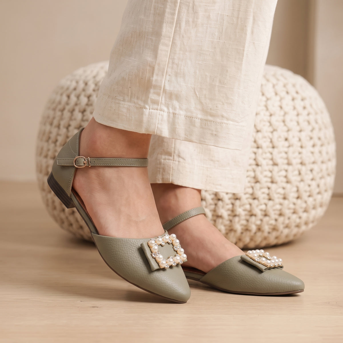 Gold Casual Pumps 8002386