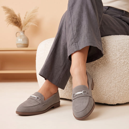 Grey Casual Pumps 8004475