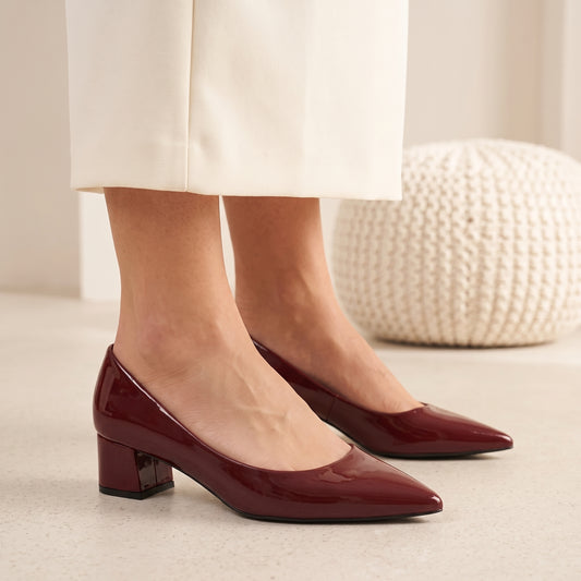 Maroon Formal Court Shoes 8108176
