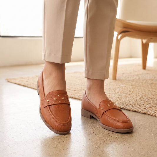 Tan Casual Pumps 8004590