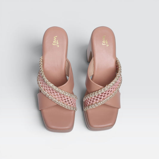 Peach Formal Slipper 8003542