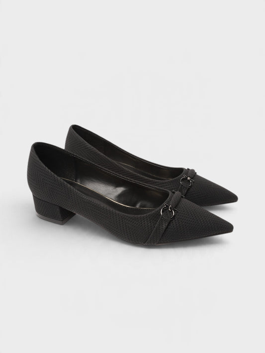 Black Formal Court Shoes 8108276