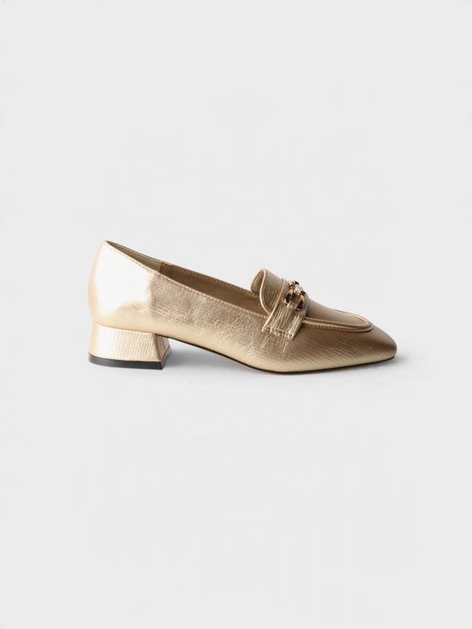 Gold Formal Court Shoes 8108237