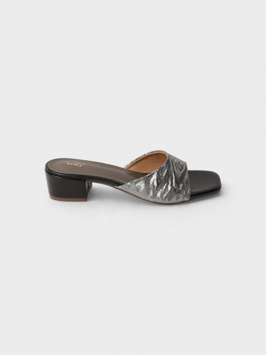 Black Formal Heeled Slippers 8103113