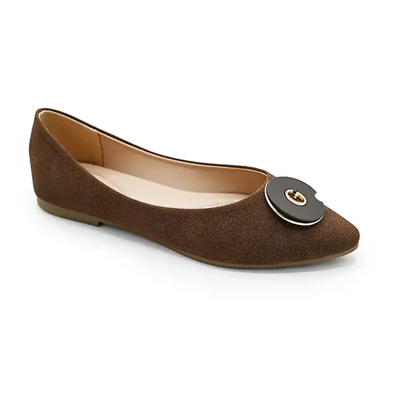 Women-Ballerina-8006341-DARKBROWN Women Ballerina 8006341 DARKBROWN