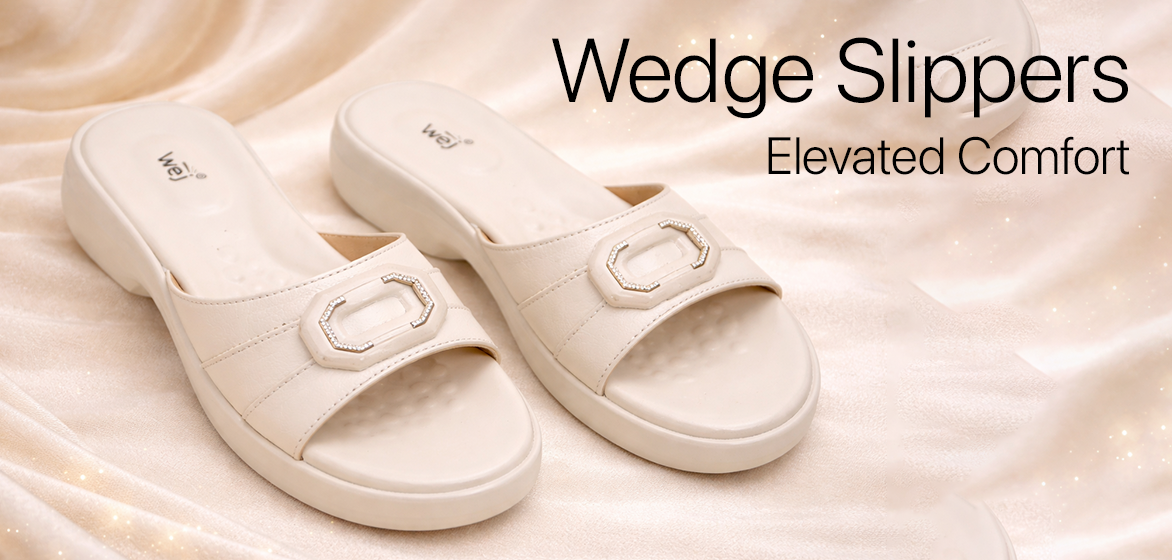 Wedge Slippers Comfort